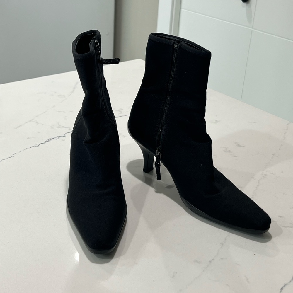 Prada Sport Canvas Sock Boots